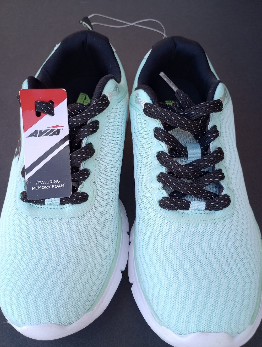 Avia Women's Avi-factor Memory Foam Mint Green Lightweight Runner. Size 8.5 New!